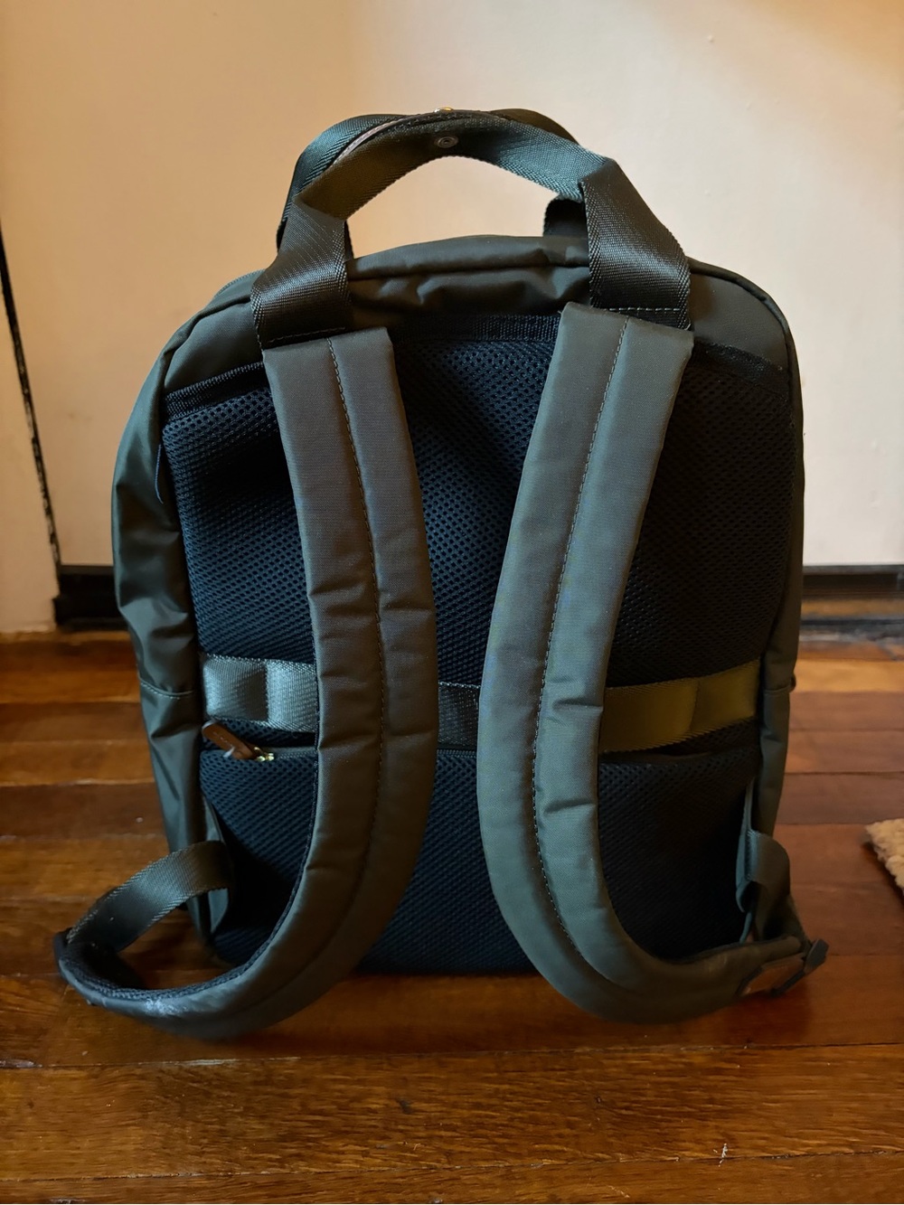 Bric's Dark Olive Green Everyday Backpack - Picture 4 of 5
